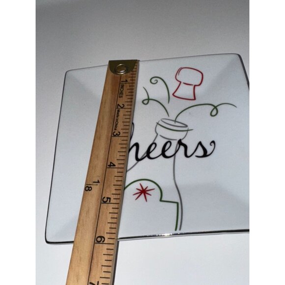 Holiday-Themed Food Network Square Plates Set Of 5 - Picture 8 of 8